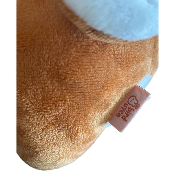 Bird Uyen Deer Plushie 15" Stuffed Animal Brown White Round 1 - Picture 4 of 5